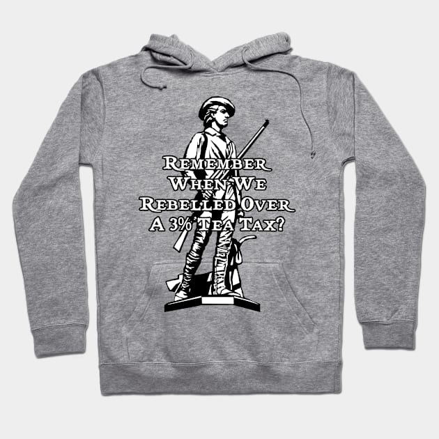 Remember when we rebelled over a 3% tea tax? Hoodie by Among the Leaves Apparel